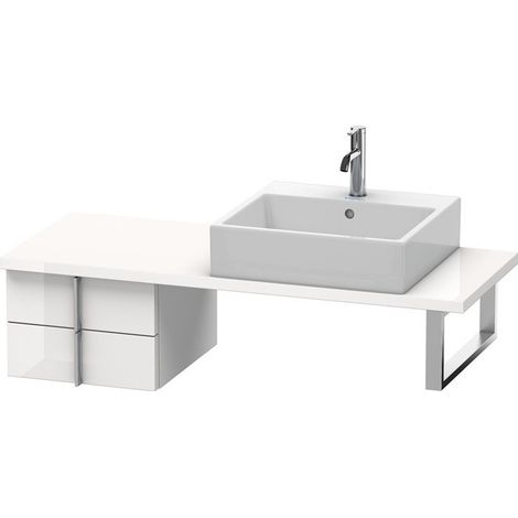 VERO mobile basso consolle 285x400x448mm bianco lucido mancanza