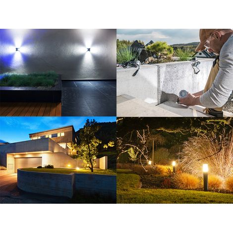 Luci da giardino - Jona - Faretto luminoso - 12V - 320lm - 3,4W - 3000K