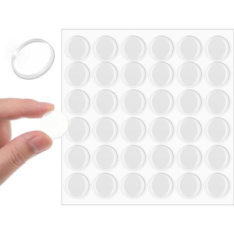 murale transparente 36 patins adhésifs en silicone pour