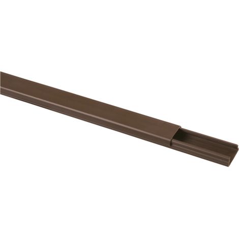 poly pool - 2 m canale portacavo 20 mm x 10 mm marrone