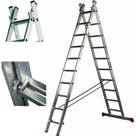 escaleras prof.sifer 3235   2 tramos 2x12 peld.alto 3.55-5.60 m