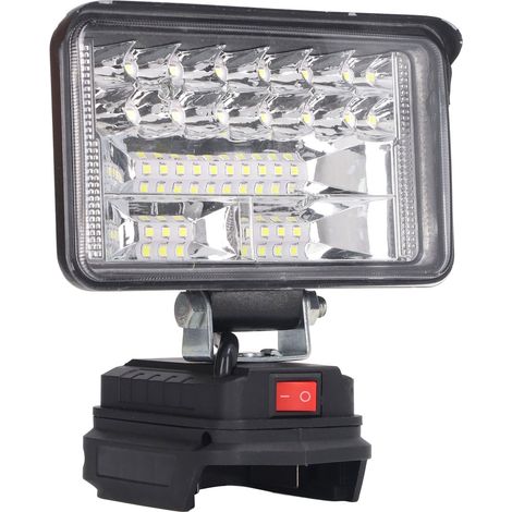 5400 lm Hochleistungs-LED-Arbeitsleuchte, wasserdicht, kabellos, für BL1430, BL1440, BL1450 (1/5)