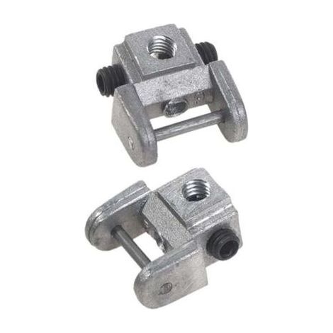 2 Pièces Supports de Lames Scie à Chantourner Adaptateur Conversion Sans Broche Métal (1/4)