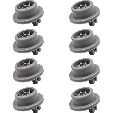 Set of 8 wheels for Bosch Kenmore and Neff Siemens dishwasher lower basket. Replacement part 165314 AP2802428 (1/5)