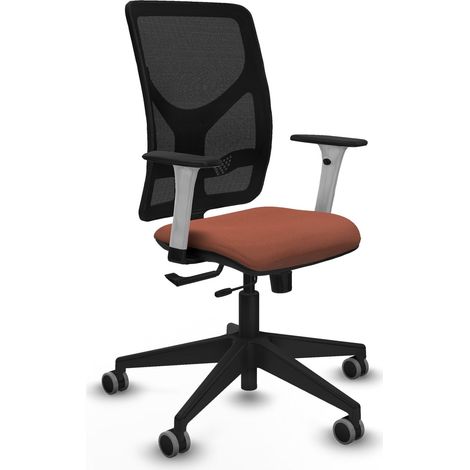 Chaise de bureau piqueras y crespo Motilla blanc support lombaire (1/2)