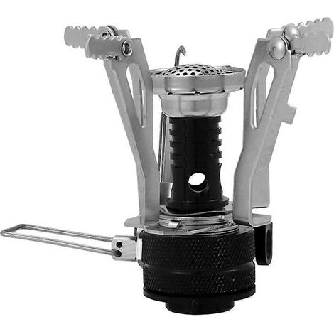 Réchaud de camping ultra-compact intégré avec allumage électronique ( ) (1/3)