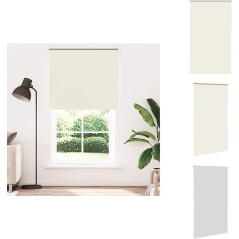 Store enrouleur occultant blanc cassé 120x230 cm largeur tissu - Store Enrouleur - Stores Enrouleurs - Store De Jour Et De Nuit - Store Occultant (1/5)