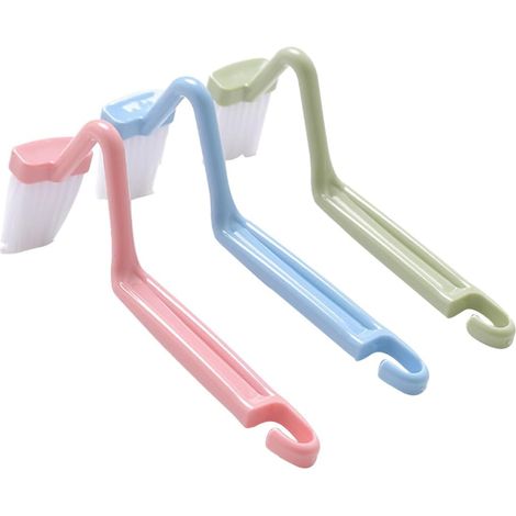 Toilet Brush Set 10 Pieces S Shaped Plastic Durable for