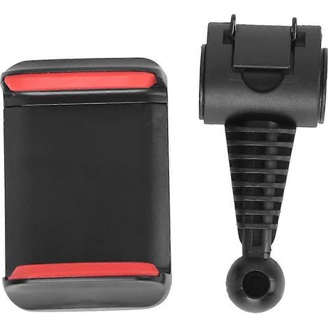 Schwarzer Handyhalter in Golfschlägerform aus ABS, 360°-Drehung, Halterung für Action-Aufnahmen und Haltungskorrektur, verstellbare Aufnahmestütze (1/5)