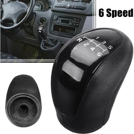 Pommeau de levier de vitesse pour Vito Viano W639, 6 vitesses, accessoire automobile de remplacement, 2003 – (1/3)