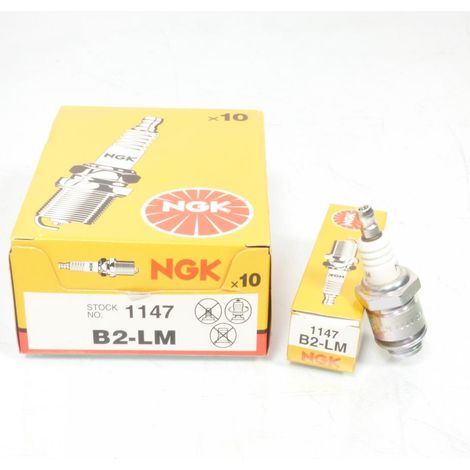 Bougie d'allumage NGK pour moto B2-LM / 1147 / Par 10 Neuf (1/3)