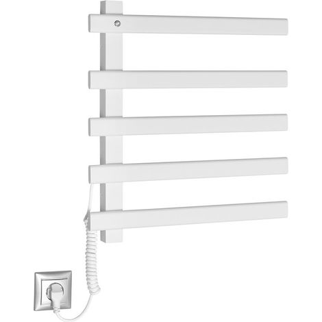 Radiateur sèche-serviettes électrique ELCOR 480x520x50 mm, 63 W, blanc mat (1/5)