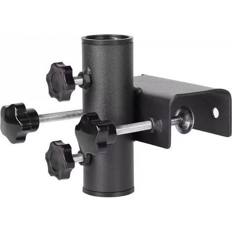 Balcony Parasol Holder, Outdoor Umbrella Stand, Metal Parasol Holder, Parasol Clip for Balcony, Terrace and Outdoor Use (1/5)