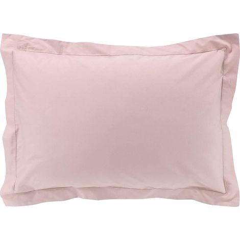 Taies d'oreiller x2 Percale 50x70 cm Rose (1/3)