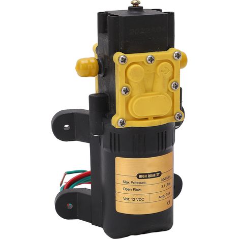 Pompe électrique à membrane auto-amorçante 2-3A faible courant pour transfert d'eau 12V (1/5)