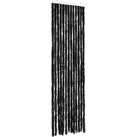 vidaXL Cortina mosquitera gris antracita chenilla 56x200 cm (1/2)