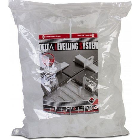 RUBI 02868 Brida Delta Levelling System 3 Mm/6-15 Mm. (B-400 U.) - ref: 02868