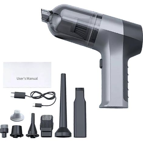 Aspirateur de voiture portable sans fil 150 000 PA, petit format, pour la maison et l'auto (1/5)