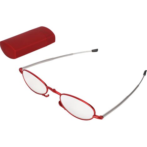 Lunettes de lecture haute définition avec étui pour soulager la fatigue oculaire (version femme +350) (1/5)