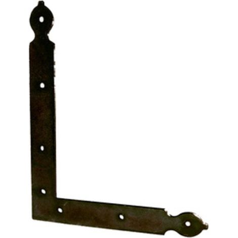 ANGOLARE FERRO POLIMERIZ LIGURIA 200X250 MM NERO Q.TA 24