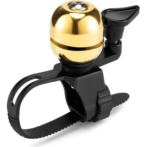 Campanello Stopert, suono potente, 100 dB, adatto a diverse misure di manubrio, montaggio senza attrezzi, realizzato in rame puro, per bici da corsa, mountain bike e bici per bambini. (1/5)