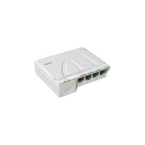 Schneider Electric – Dispositif terminaison intérieur optique 2 traversées sc/apc – Mode de pose électricité – Indice de protection IP20 – Pour espaces confinés (1/2)