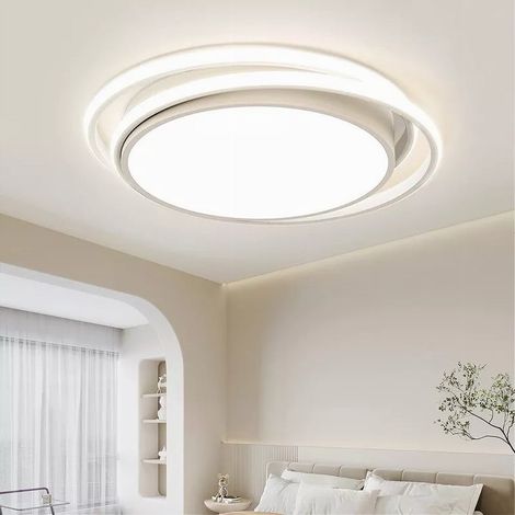 Trade Shop - LED-DECKENLEUCHTE CIRCLE 60W KREISFÖRMIG WEISS MODERNES NATÜRLICHES LICHT 50156 - (1/5)