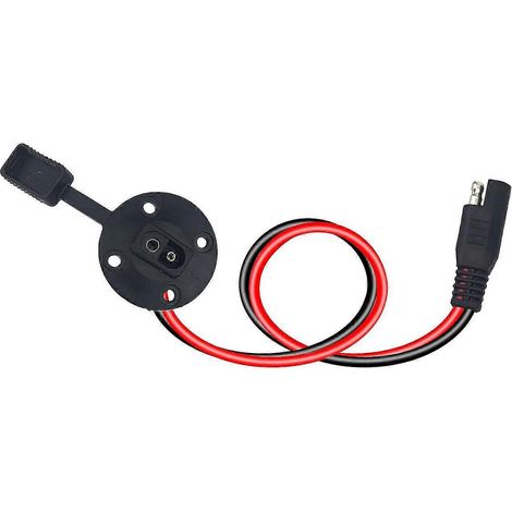 Connecteur SAE - Prise d'alimentation SAE latérale, étanche aux intempéries, connecteur rapide SAE pour panneaux solaires. (1/4)