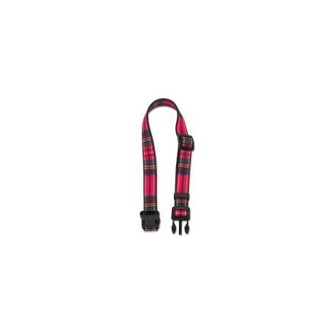 Ancol Adjustable Collar Tartan Red - sml - 763116