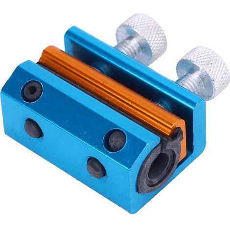 Ortviai Outil de lubrification pour câbles moto en aluminium anodisé – bleu, pour accélérateur, embrayage et frein, compatible ATV, scooter, vélo (1/5)