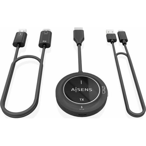 Adattatore/trasmettitore de wireless video hdmi aisens aswl-h2k30m002-bk (1/4)