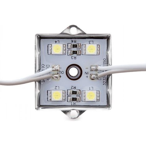 Módulo 1.44W 130Lm 4200ºK 4 LEDs Aluminio SMD5050 40.000H [US-LMA5050W4-0001]