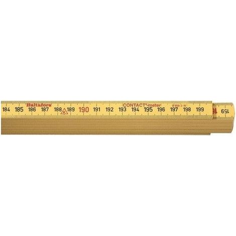 Metro a nastro pieghevole TAISHENGDA-0-35-320, 2 x 15 mm, materiale sintetico, prodotto in Francia – superficie antiriflesso (1/5)