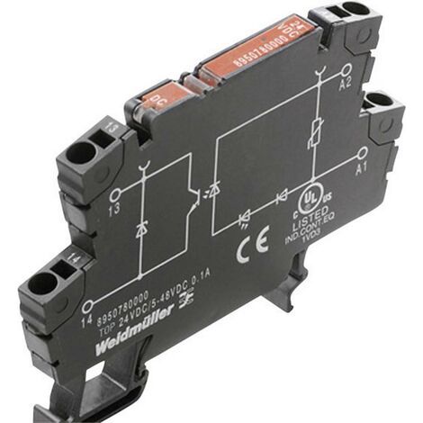 Weidmüller Relais à semi-conducteurs 8950960000-1 0.5 A Tension de contact (max.): 48 V/DC 1 pc(s) S73187 (1/2)