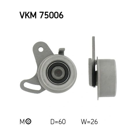 Poulie de tension, courroie crantée SKF VKM 75006 HYUNDAI 24410-22000