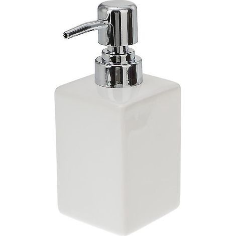 Leere Glas-Shampooflasche (1/2)