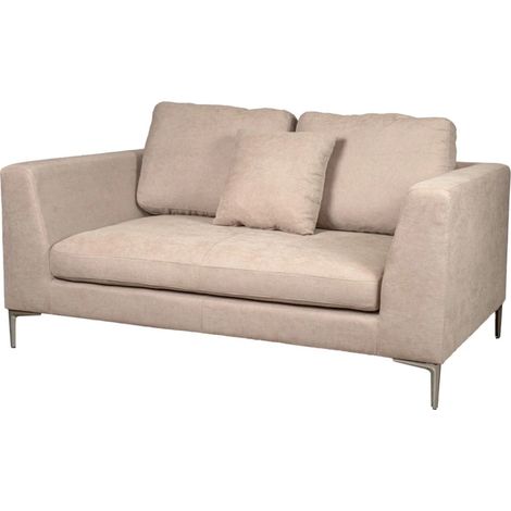 divano 2 posti bellahome "camilla" beige 170x104x89 cm (1/4)