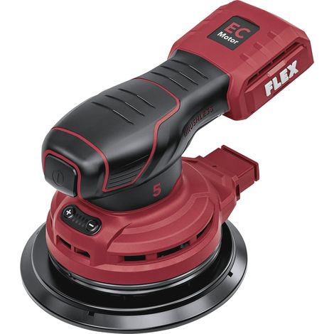Flex – Ponceuse excentrique sans fil 18V – Moteur sans balais – Plateau de 150 mm – Aspiration intégrée – Pour bois dur et teck (1/3)
