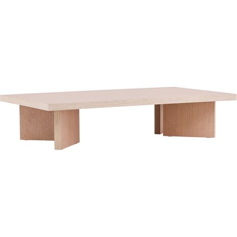 Table Basse Design "Bassholmen" 140cm Naturel (1/5)