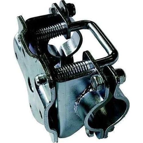 Collier basculant pour roue jockey 48mm – Charge d'appui max 300 kg – Surface galvanisée résistante à la corrosion – Al-Ko (1/4)