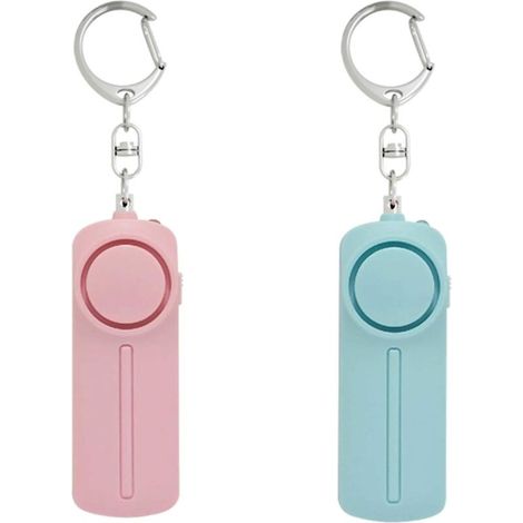 Topsense Sirène d'alarme personnelle d'autodéfense - Porte-clés d'alarme d'urgence puissant 130 dB avec lumière LED - Dispositifs de protection personnelle de sécurité pour femmes filles enfants et pe (1/5)