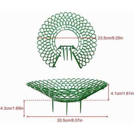 Support Fraises - PP Flexible Amovible - Pour Culture Hors Sol et Prévention Pourriture - Lot de 10 (1/5)