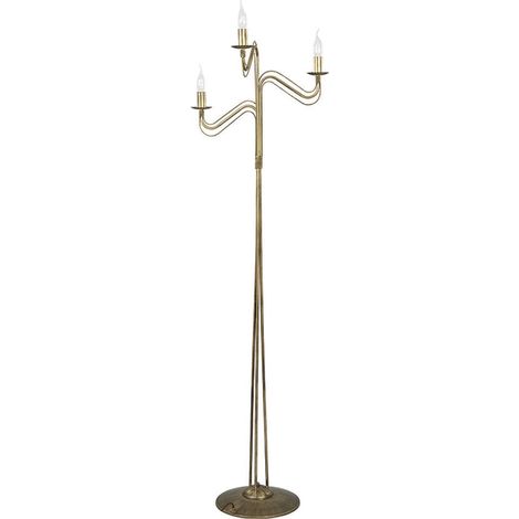 Lampada da terra Emibig TORI oro metallo 3xE14 H162cm (1/3)