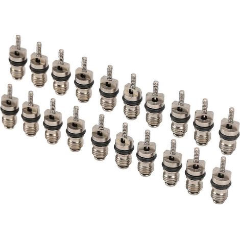 20 inserts de soupape de climatisation automobile en cuivre pour les soupapes haute pression, compatibles avec les véhicules HYUNDAI et KIA. (1/5)
