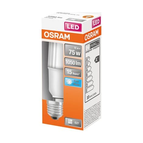 Led Stick Dépoli Avec Radiateur 10w E27 Froid Boite 1 - Osram