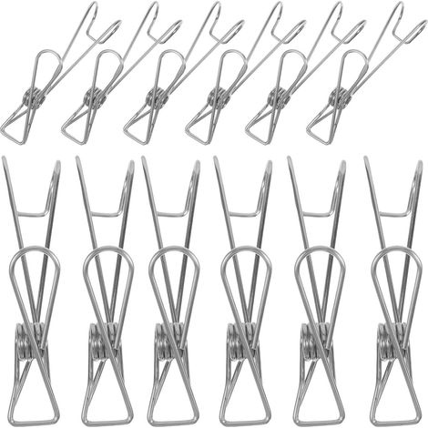 Crochets dorés amovibles, 12 pièces, porte-serviettes de douche, acier inoxydable, facile à (1/5)