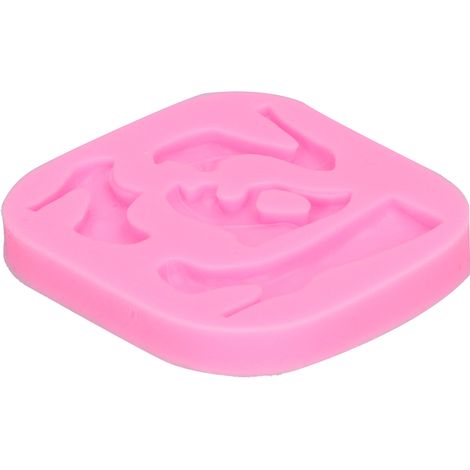 Silikonform mit High-Heels-Muster, lebensmittelechte Silikonform, DIY-Backutensilien für Pudding, Eiscreme, Kuchen, handgemachte Seife (1/5)