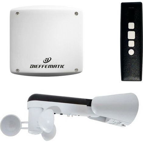 Kit Per Quattro 4 Motori Centralina Sensore Vento Telec Tenda Tende Da Sole Kitl