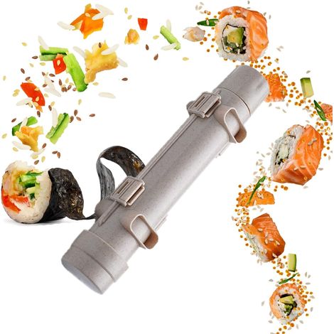 Kit de préparation de sushi pour débutants bazooka à sushi moule pour makis et californiens accessoire de cuisine (1/5)