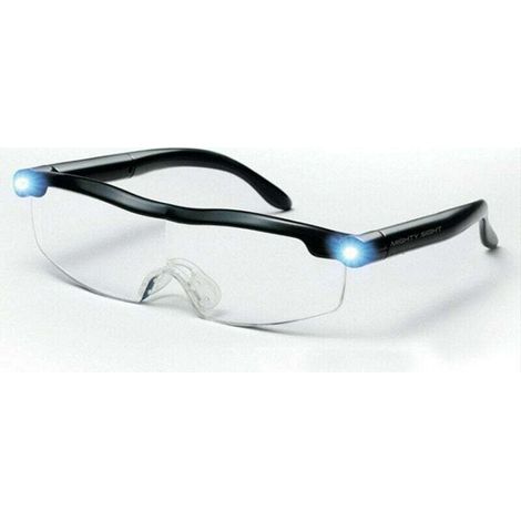Lunettes de Lecture - Loupe de Vision puissante avec lumière LED, grossissement de 160%, pour Lecture,Tous Les Travaux de Précision,Réparations,Couture, Montres et Artisanat (Loupe 160%) (1/4)